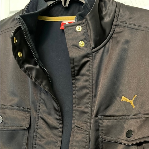 Puma Black Bomber Jacket - Picture 3 of 8